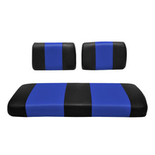 Seat Cover Replacement For EZGO Marathon Golf Cart - Front or Rear Bench Seat - Premium Marine Vinyl - 5 Panel Stitching - Staple On Installation - Two-Tone Golf Cart Seat Covers